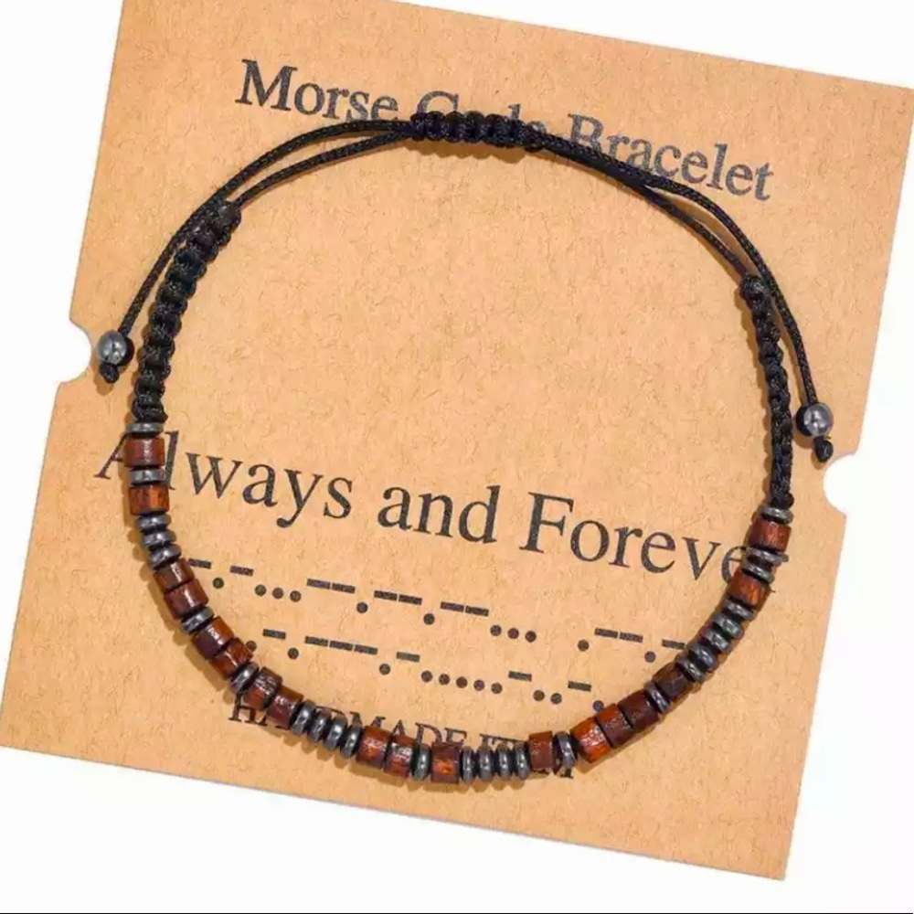 Morse Code bracelet-Multiple styles
